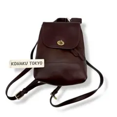 Vintage Coach backpack All leather brown