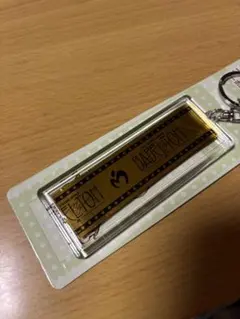 キーホルダー　バベルの塔銀テープ(金テープ)付き 2枚セット 両面