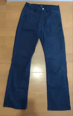 ダークブルー フレアパンツ