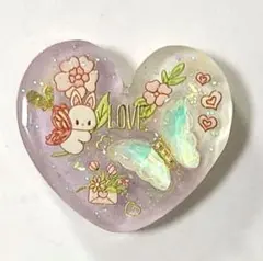 再販不可。マトリカリア♡ねこのおしり♡レジンヘアゴムブローチ