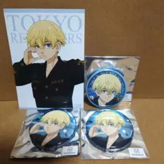 東京リベンジャーズ THEキャラ ホログラム缶バッジ 松野千冬 ブロマイドおまけ