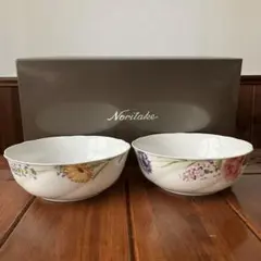 Noritake ココフルール　14.5cm ボウル ペアセット