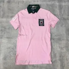 ラルフローレン Ralph Lauren 刺繍 ポロシャツ ラガーシャツ ピンクのサムネイル