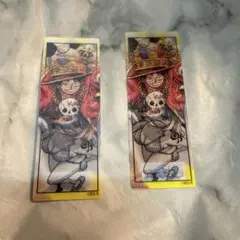 ONE PIECE しおり 2枚セット ナツコミ2024 非売品 レンチキュラー