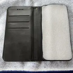 iPhone8用 手帳型ケース ブラック