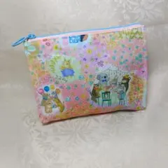 ユキエモンTOYナイトボックス✤ダブルファスナークリアポケットポーチ