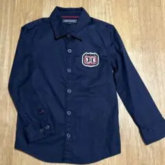 トミーヒルフィガー　ネイビー　長袖シャツ　100cm