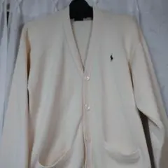 Ralph Lauren アイボリー カーディガン L