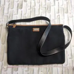 【COACH】ショルダーバッグ 黒 キャンバス