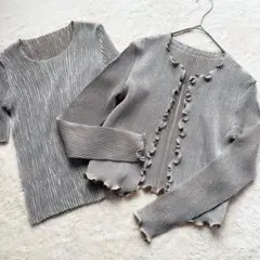 Pheeta フィータ 24SS Ratna ロングスリーブブラウス グレー 綿 - メルカリ