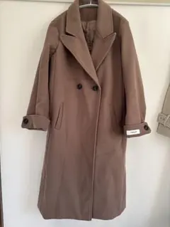 ブラウン ロングコート