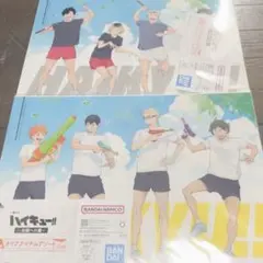ハイキュー クリアポスター 2枚セット