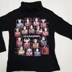 【moimoi様専用】ウルトラヒーロー 長袖タートルネックシャツ 黒 100