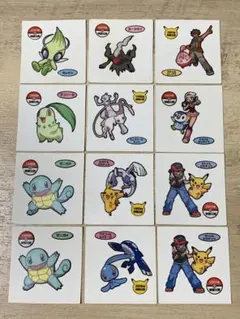 ポケモン　デコキャラシール　ポケモンパン　シール　ポケモンシール