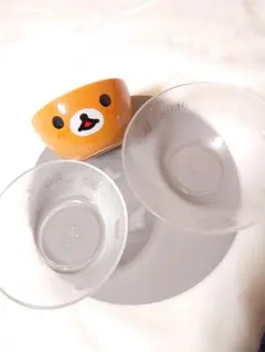 【新品】りらっクマ　お皿　まとめ売り　ローソン　非売品　ガラスボール　お椀