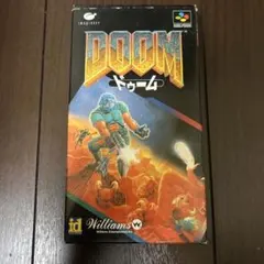 レア】SFC DOOM ドゥーム スーパーファミコン 箱説あり。動作未確認 