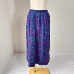 PENDLETON USA製 花柄 ペイズリー柄 ロング スカート Y721のサムネイル