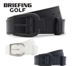 BRIEFING ホワイト編み込みベルト M タグ外しタグあり【未使用品