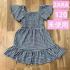 ギンガムチェック 半袖ワンピース　ZARA