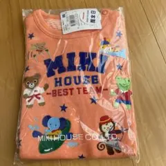 Miki House オレンジ色 Tシャツ 90