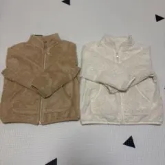 90サイズUNIQLOフリースセット