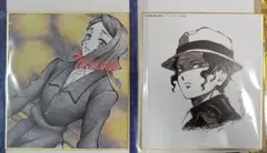 鬼滅の刃 ufotable 色紙 コラボDINING 全集中展 参 無惨 えんむ