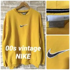 ビンテージ　00s NIKE メンズXL スウェット　刺繍