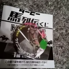 ダービー馬列伝くじ ウイニングチケット 缶バッジ
