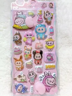 ラブブ　おしり　ぷにぷに　ぷくぷく シール