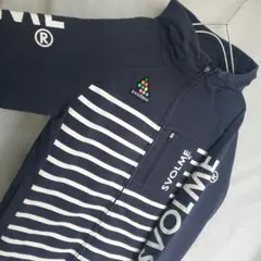 SVOLME スボルメ スウェットボーダー フーディーパーカー 色褪せ