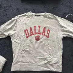 CHIP CLIP DALLAS トレーナー Lサイズ グレー