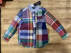 【新品】Ralph Lauren キッズ　 長袖チェックシャツ ラルフローレン