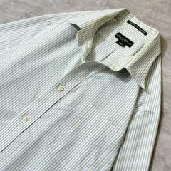 配色抜群 00s Eddie Bauer ストライプ BD コットン シャツ