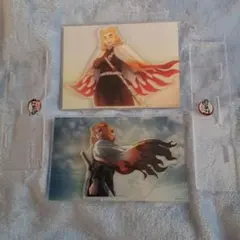 鬼滅の刃 煉獄杏寿郎 場面写アクリルスタンド 2点セット