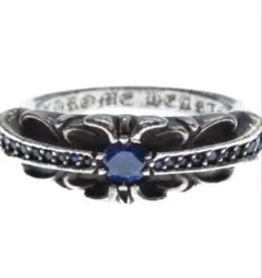 CHROME HEARTS ベイビークラシックリング ブルーサファイア - メルカリ