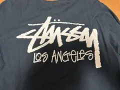 STUSSY ロサンゼルス限定 長袖Tシャツ ネイビー　Mサイズ