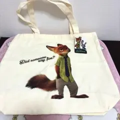 新品 ズートピア トートバッグ ニック
