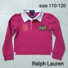 ラルフローレン　☆　長袖　ポロシャツ　ピンク　110 - 120