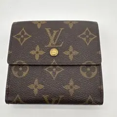 Louis Vuitton モノグラム Wホック 三つ折り財布