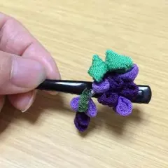 藤の花ヘアピン