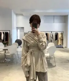 CLANE クラネ　CACHE-COEUR CUT TOPS