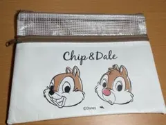 Chip & Dale メッシュポーチ B6サイズ