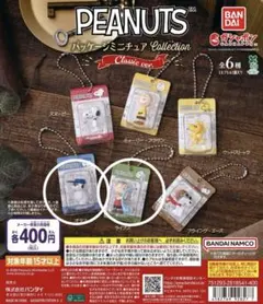 PEANUTS パッケージミニチュアコレクション スヌーピー　ガチャ