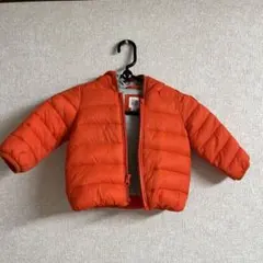 子供用　アウター　オレンジ色　80 プリマロフト