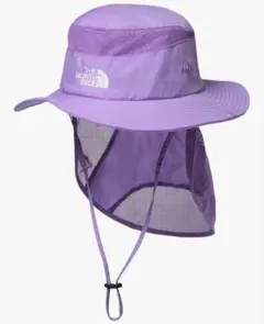 新品未開封 THE NORTH FACE 紫 サンシールドハット キッズL