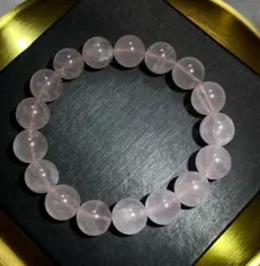 値下げ！ローズクォーツ ブレスレット 12mm 内径17cm 天然石