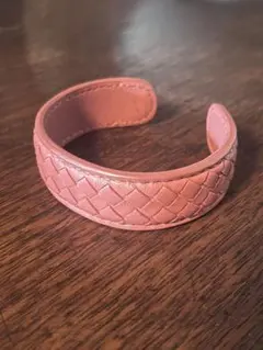正規品！美品！BOTTEGA VENETA レザー バングル ボルドー ボッテガ