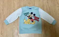 ディズニー　ミッキー　プルート　裏起毛トレーナー　ベビー　80㎝