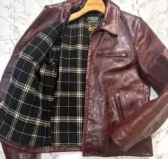 奇跡の42size✨ schott ライダース 613SJH 馬革 茶 - メルカリ