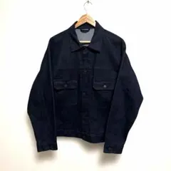 極美品　ユニクロ　デニムジャケット　2nd セカンド　濃紺　インディゴ　XL